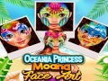 Juego Arte facial de la princesa Moana de Oceanía en línea