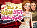 Juego Estrellas y Reales BFFS: Noche de Película en línea