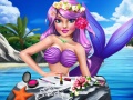 Juego Estilo de maquillaje de la princesa sirena en línea