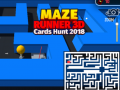 Juego Maze Runner 3D: Caza de Cartas 2018 en línea