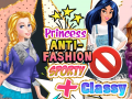 Juego Princesa Antimoda: Deportivo + Elegante en línea