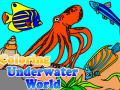 Juego Coloreando el Mundo Submarino en línea