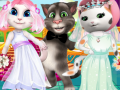 Juego Concurso de novias de gatitos blancos en línea