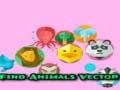 Juego Encontrar animales vectoriales en línea