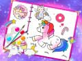 Juego Libro de colorear de fabulosos unicornios adorables en línea