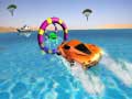 Juego Conducta de Coche de Surfista Acuático Flotante: Carreras de Playa en línea