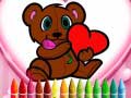 Juego Colorear Animales para San Valentín en línea