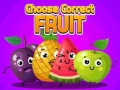 Juego Elige la fruta correcta en línea