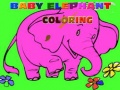 Juego Colorear Elefante Bebé en línea