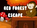 Juego Escape del Bosque Rojo en línea