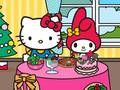 Juego Cena de Navidad con Hello Kitty y sus amigos en línea