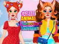 Juego Transformación de maquillaje de animales lindos en línea