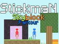 Juego Parkour Stickman Skyblock en línea