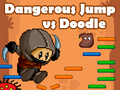 Juego Salto Peligroso vs Doodle Jump en línea