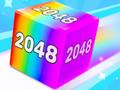 Juego Cubo Cadena: Fusión 2048 en línea