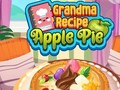 Juego Receta de tarta de manzana de la abuela en línea