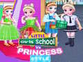 Juego Escuela de niñas pequeñas contra estilo de princesa en línea