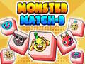 Juego Monstruo Match-3 en línea