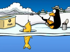 Juego Club Penguin: Pesca en Hielo en línea