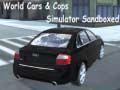 Juego Simulador de Autos y Policías Mundial en Sandbox en línea