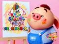 Juego Vuelta al colegio: libro para colorear cerdito en línea
