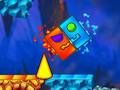 Juego Geometría Neon Dash Arcoíris en línea