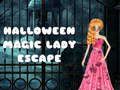 Juego Escape de la Dama Mágica de Halloween en línea