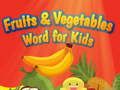 Juego Palabras de Frutas y Verduras para Niños en línea