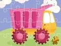 Juego Puzzle de Camiones Lindos para Niños en línea