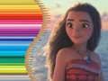Juego Libro para colorear de Moana en línea
