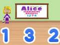 Juego Mundo de Alicia: Secuenciación de Números en línea