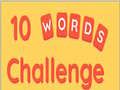 Juego Desafío de 10 palabras en línea
