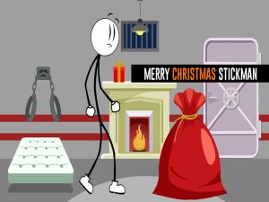 Juego Feliz navidad Stickman en línea