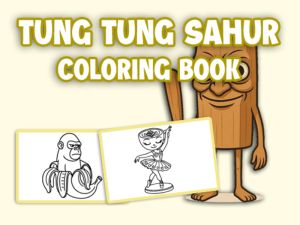 Juego Libro para colorear de Tung Tung Sahur en línea