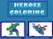Juego Colorear Héroes en línea