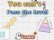 Juego No puedes pasar el nivel en línea