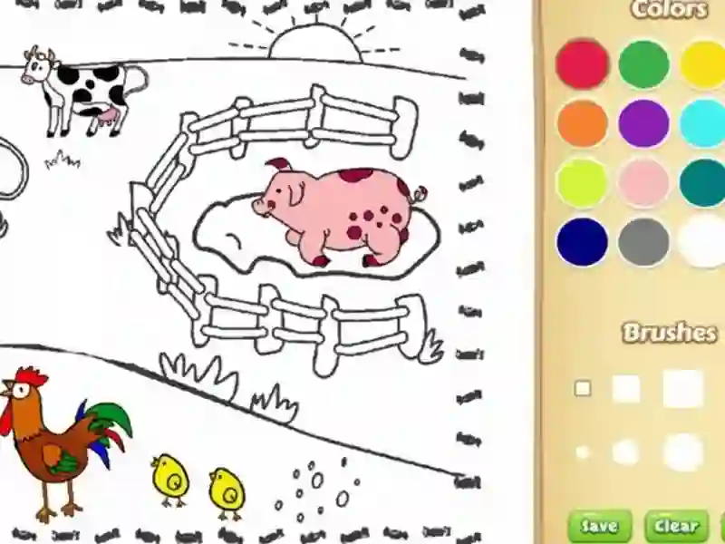 Juego Libro para colorear de agricultura para niños en línea