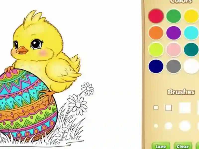Juego Libro para colorear de Pascua para niños en línea