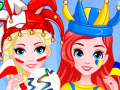 Juego Лучшие друзья: Чемпионат мира по раскраске лиц en línea