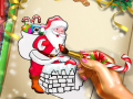 Juego Coloreando la Navidad de Santa en línea