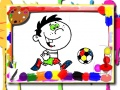 Juego Tiempo de colorear fútbol en línea