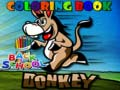 Juego De vuelta a la escuela: Libro para colorear 'Burro' en línea