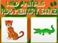 Juego Juego de memoria de animales salvajes para niños en línea
