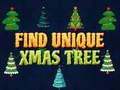 Juego Encuentra el árbol de Navidad único en línea