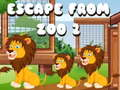 Juego Escape del zoológico 2 en línea