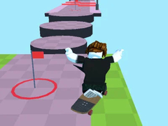 Juego Obby: Carrera de patinetas en línea
