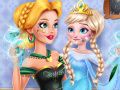 Juego Bromear a la niñera Bebé Reina de Hielo en línea