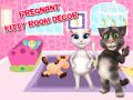 Juego Decoración de habitación de gatito embarazado en línea