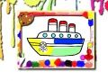 Juego Libro para colorear barcos en línea