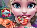 Juego Doctora de la lengua de la reina de hielo en línea